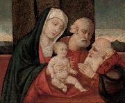 Giovanni Bellini, La Sacra Famiglia con un santo